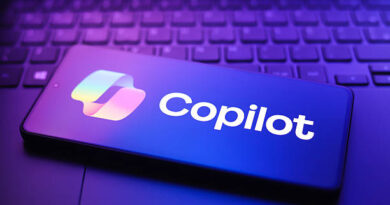 The Microsoft Copilot logo appears on a smartphone screen in this photo illustration in Ontario, Canada, on March 7, 2026.